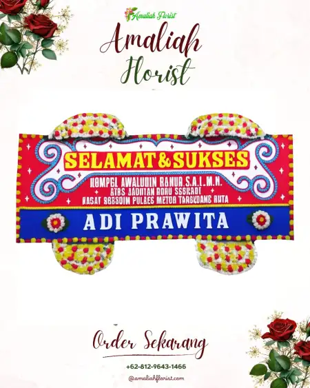 Papan Bunga Ucapan Selamat Ngadiwarno
